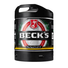 BECK'S ORIGINAL PILS - fusto da 6 lt. (aggiungere cauzione 20 € prima di effettuare il pagamento, al ritorno sarà restituita)