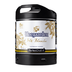 HOEGAARDEN - fusto da 6 lt. (aggiungere cauzione 20 € prima di effettuare il pagamento, al ritorno sarà restituita)